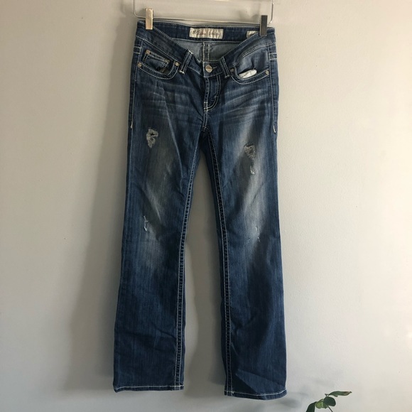 BKE Denim - BKE Denim | Londyn slightly distressed boot cut jean